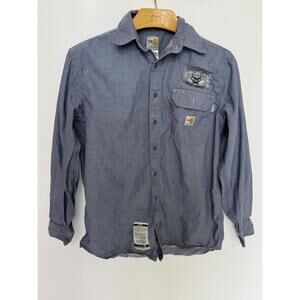 Carhart FR men’s Size L Large Lightweight Cat 2 Button Up Shirt